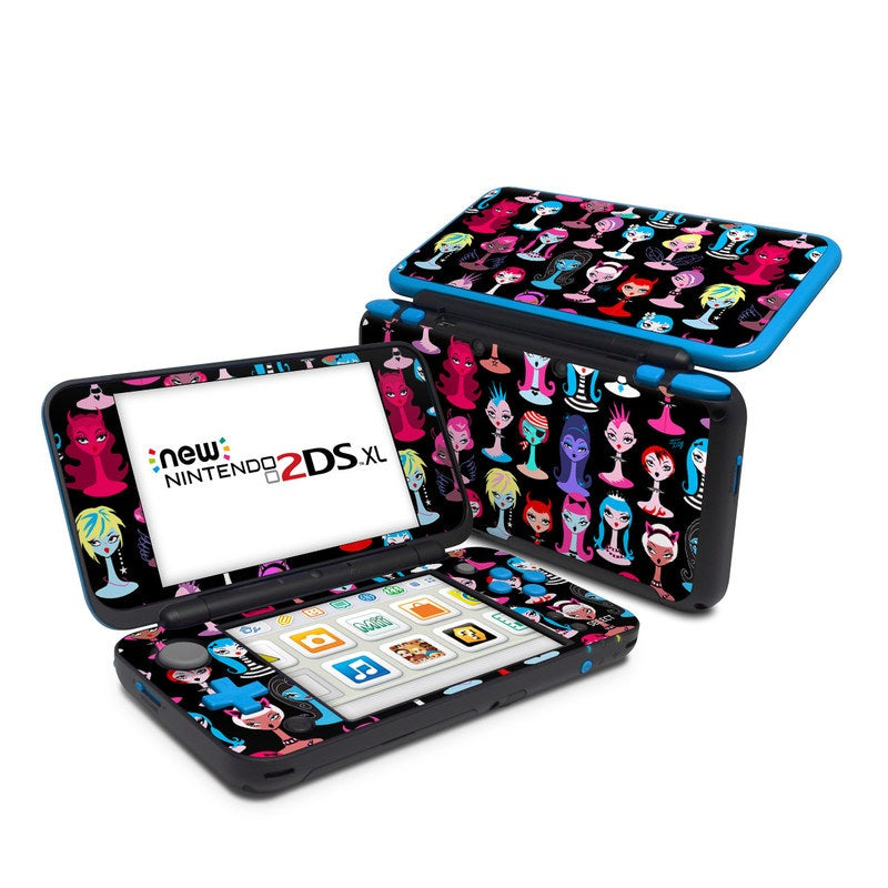 Punky Goth Dollies Nintendo 2DS XL Skin