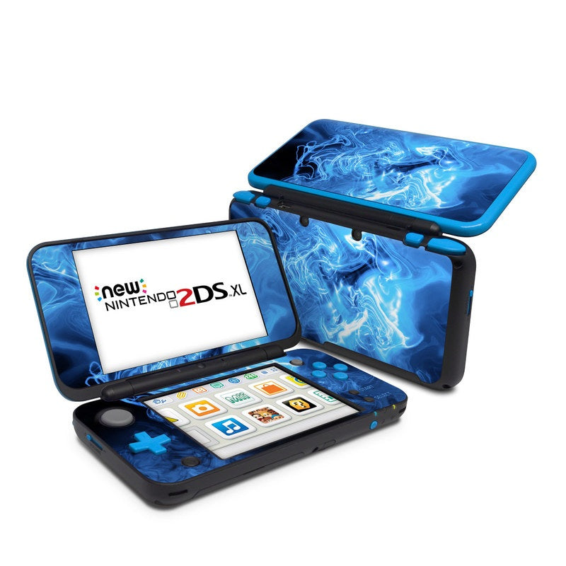 Blue Quantum Waves - Nintendo 2DS XL Skin