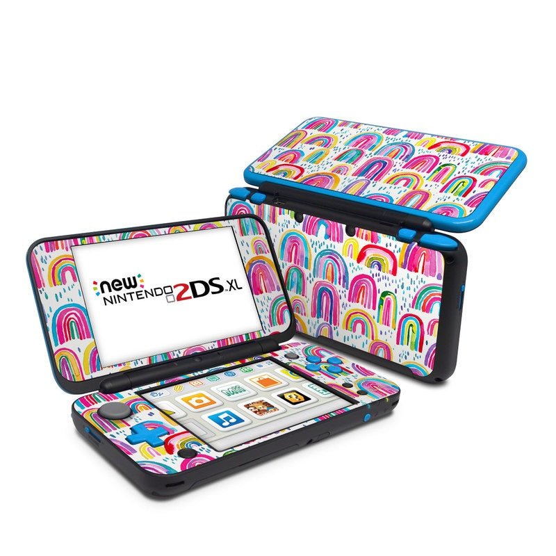 Watercolor Rainbows - Nintendo 2DS XL Skin