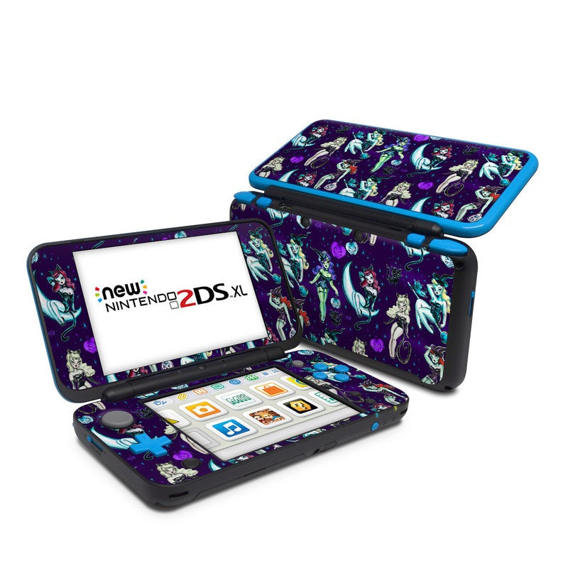 Witches and Black Cats - Nintendo 2DS XL Skin