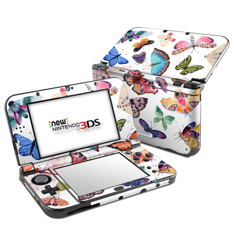 Butterfly Scatter - Nintendo New 3DS XL Skin