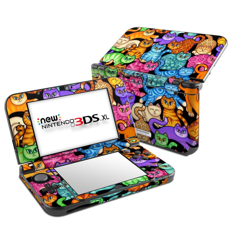 Colorful Kittens - Nintendo New 3DS XL Skin