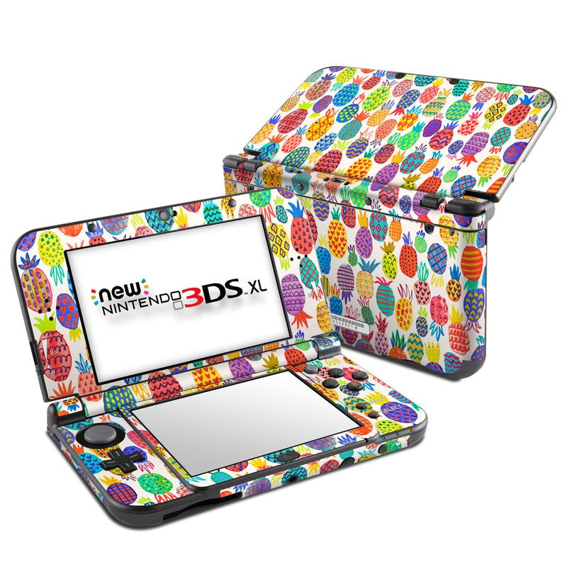 Colorful Pineapples - Nintendo New 3DS XL Skin