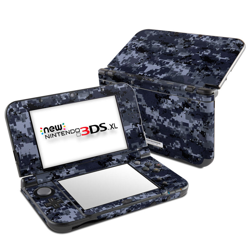 Digital Navy Camo - Nintendo New 3DS XL Skin