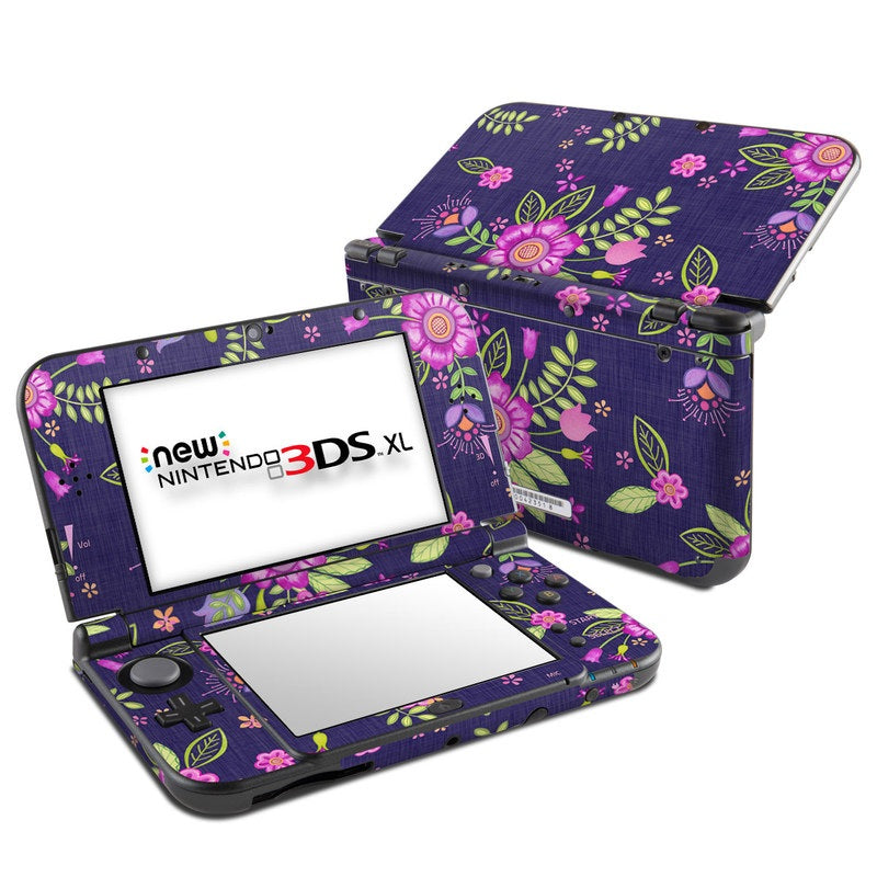 Folk Floral - Nintendo New 3DS XL Skin