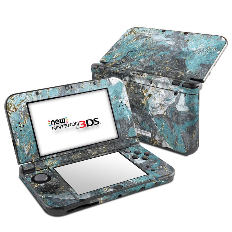 Gilded Glacier Marble - Nintendo New 3DS XL Skin