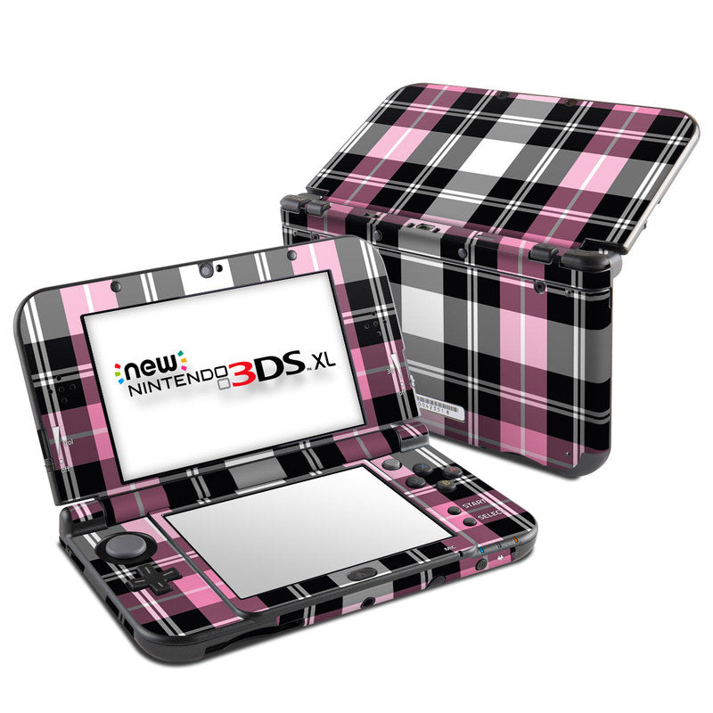 Pink Plaid - Nintendo New 3DS XL Skin