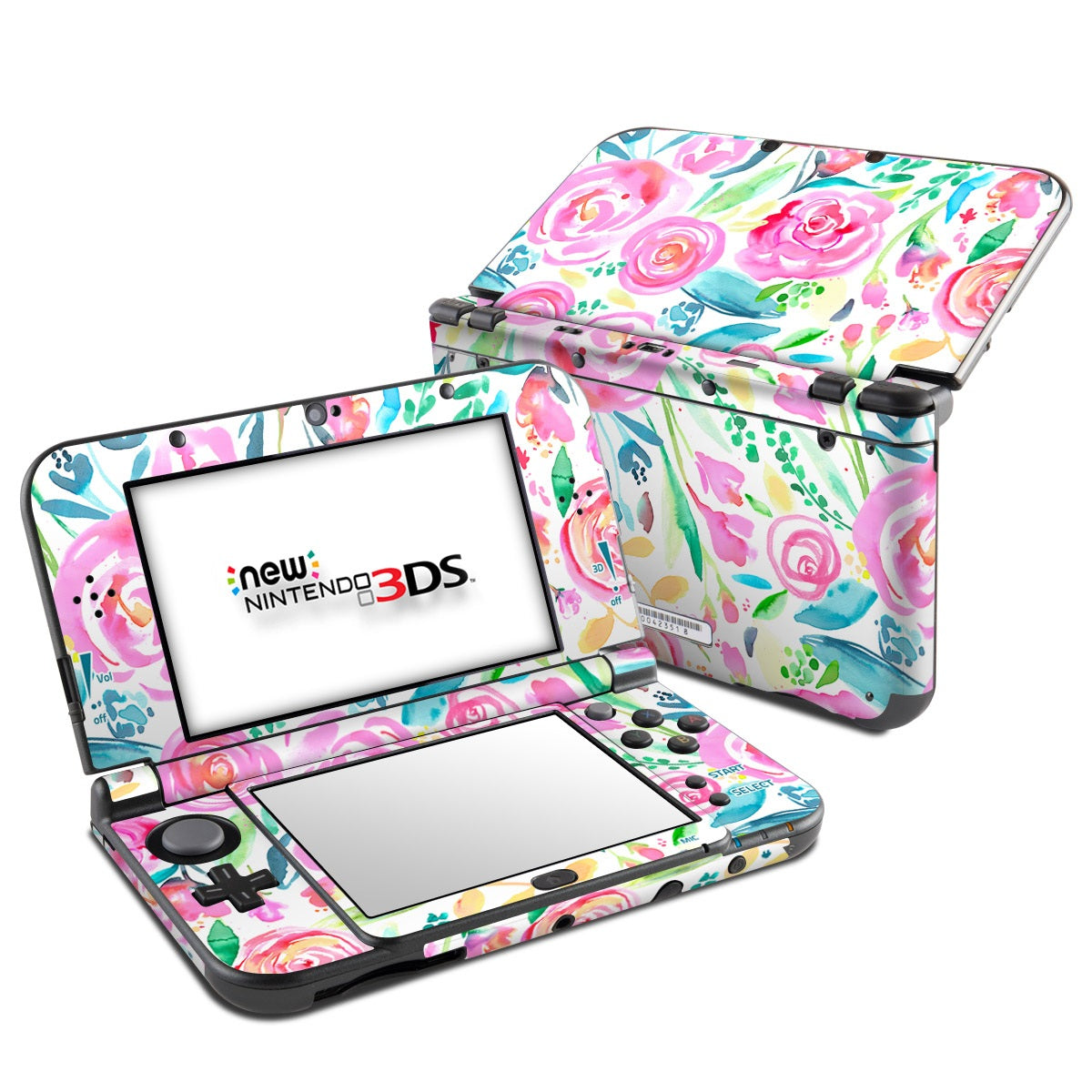 Watercolor Roses - Nintendo New 3DS XL Skin