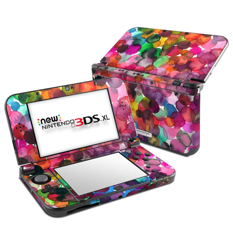 Watercolor Drops - Nintendo New 3DS XL Skin