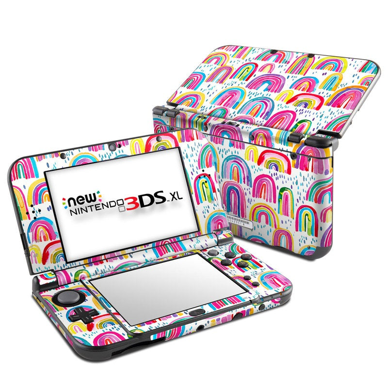 Watercolor Rainbows - Nintendo New 3DS XL Skin