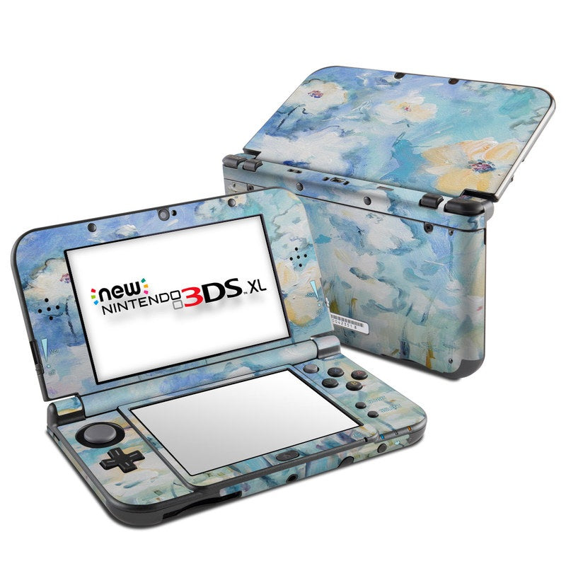 White & Blue - Nintendo New 3DS XL Skin