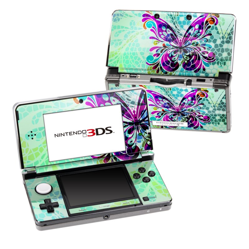 Butterfly Glass - Nintendo 3DS Skin