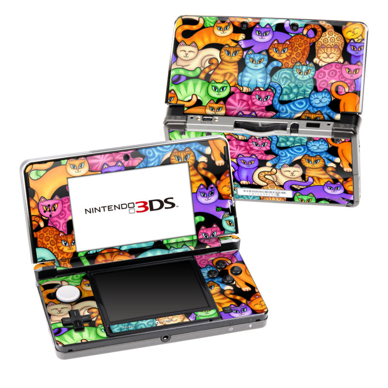 Colorful Kittens - Nintendo 3DS Skin