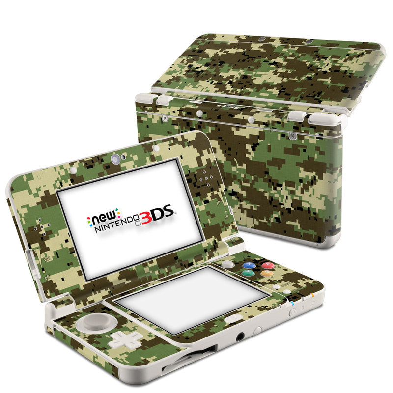 Digital Woodland Camo - Nintendo 3DS 2015 Skin