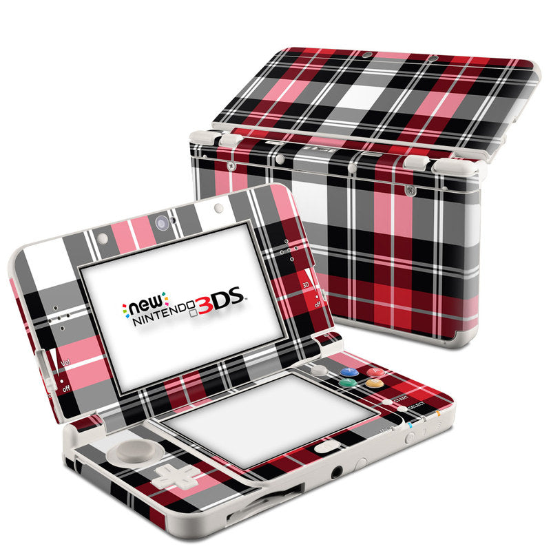 Red Plaid - Nintendo 3DS 2015 Skin