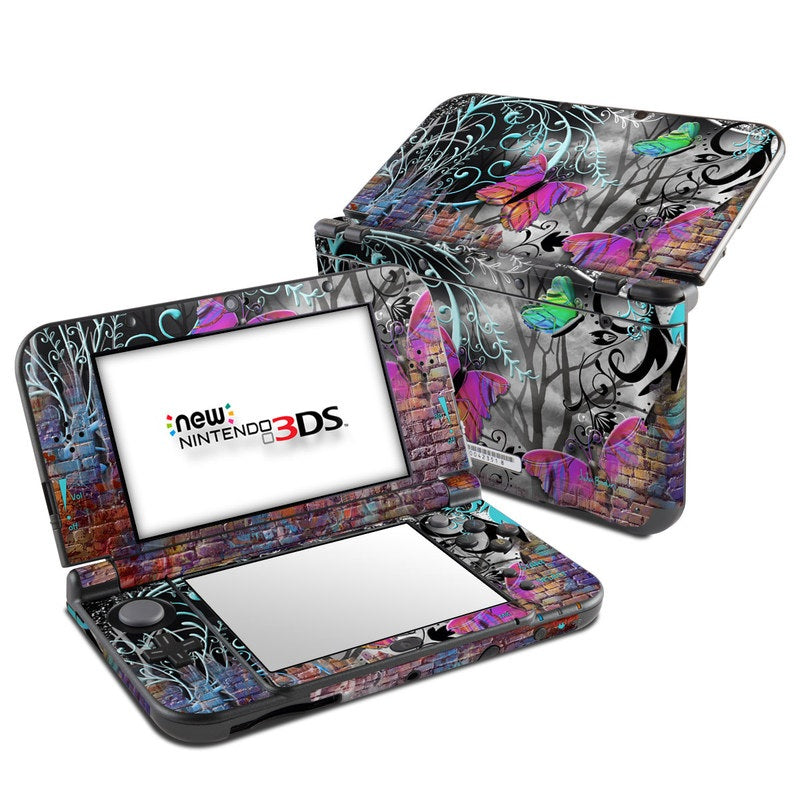 Butterfly Wall - Nintendo 3DS LL Skin