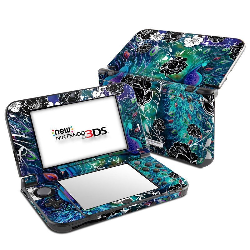 Peacock Garden - Nintendo 3DS LL Skin