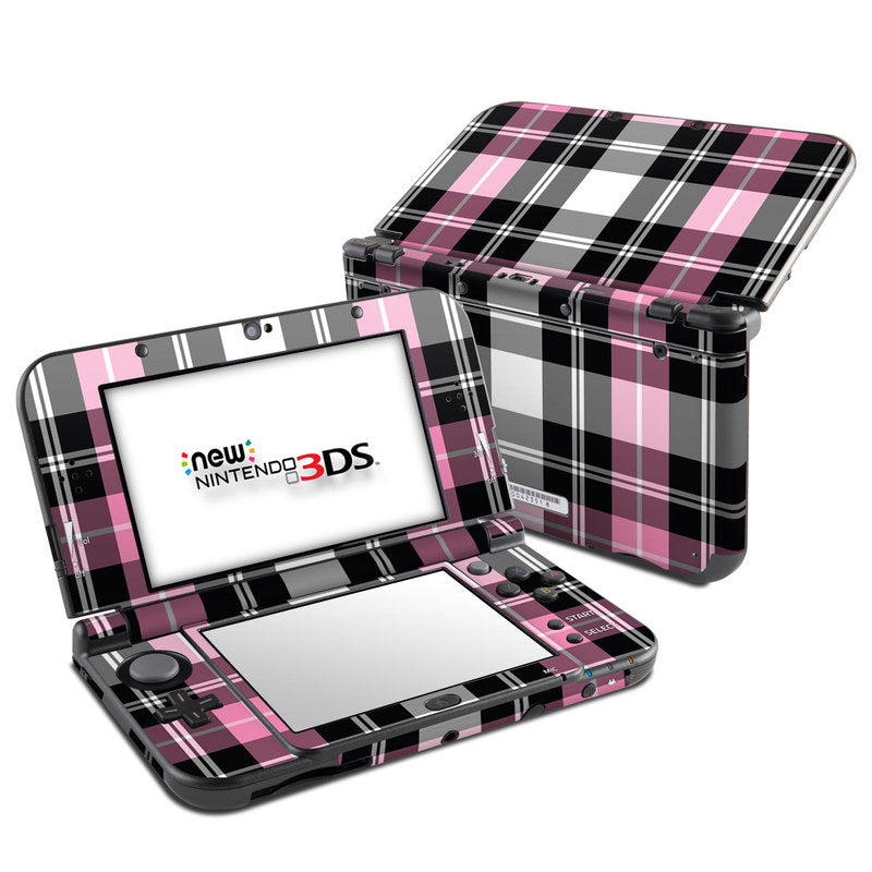 Pink Plaid - Nintendo 3DS LL Skin