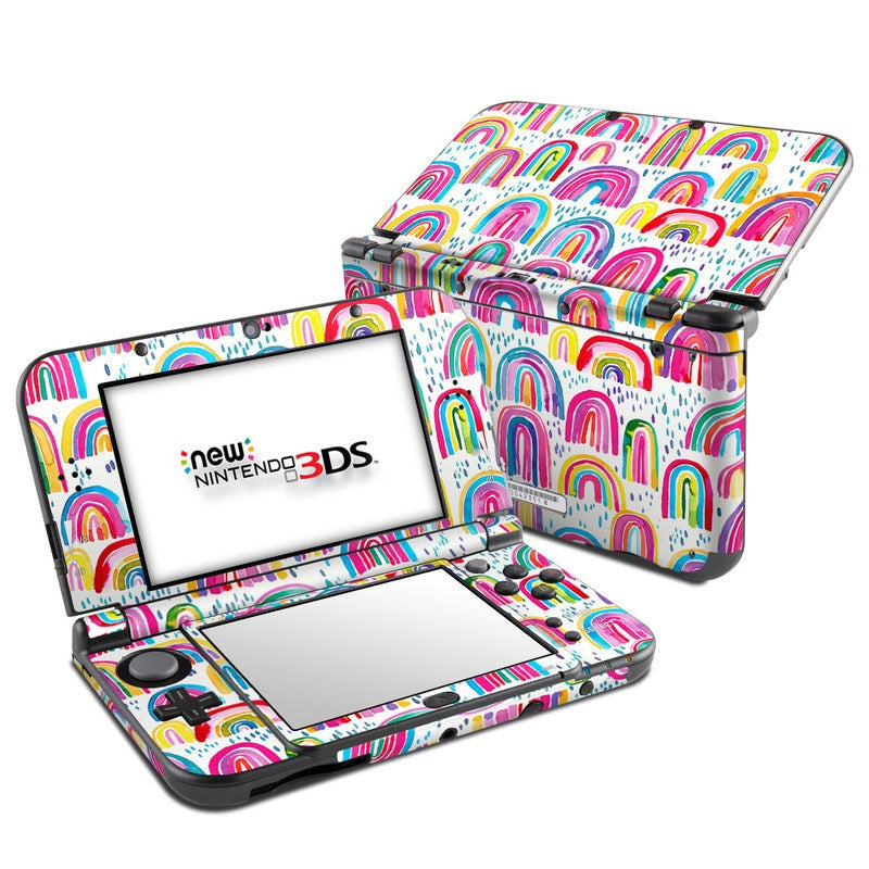 Watercolor Rainbows - Nintendo 3DS LL Skin