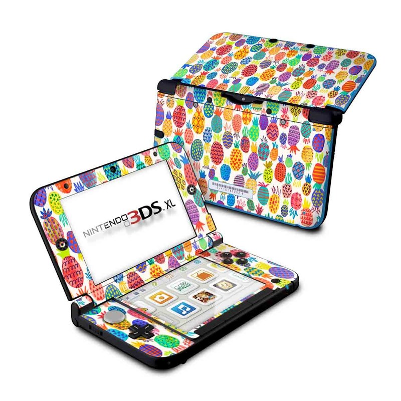 Colorful Pineapples - Nintendo 3DS XL Skin