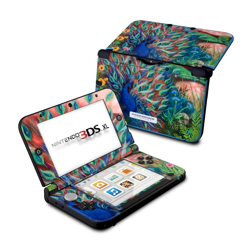 Coral Peacock - Nintendo 3DS XL Skin