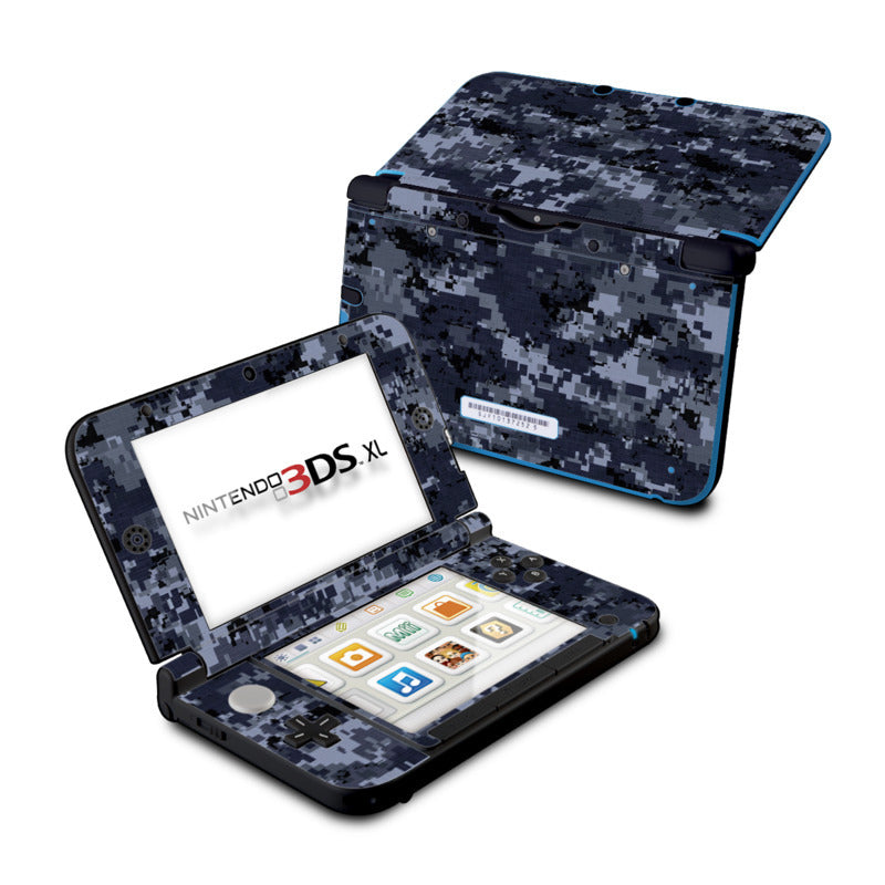 Digital Navy Camo - Nintendo 3DS XL Skin