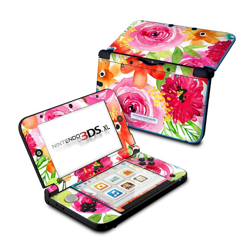 Floral Pop - Nintendo 3DS XL Skin