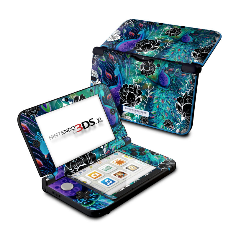 Peacock Garden - Nintendo 3DS XL Skin