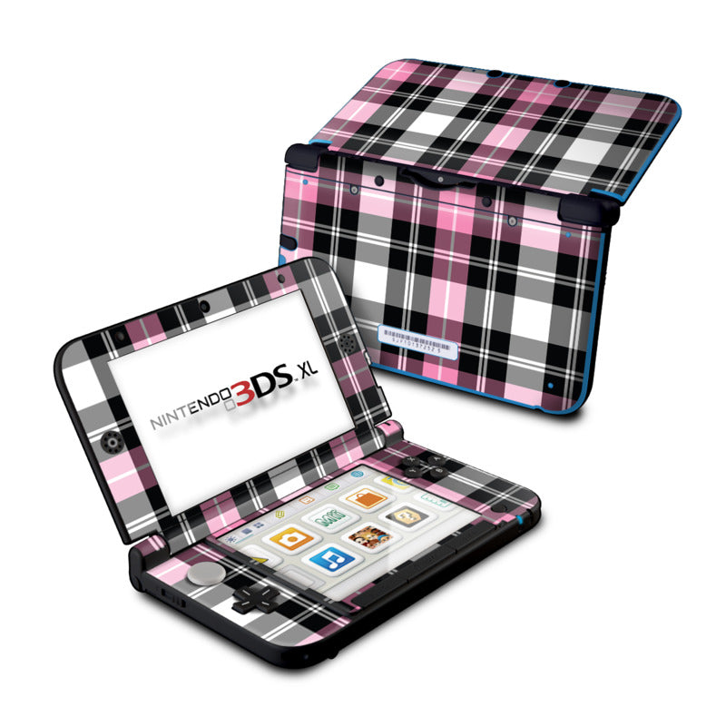 Pink Plaid - Nintendo 3DS XL Skin