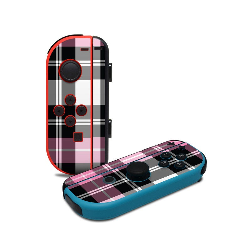 Pink Plaid - Nintendo Joy-Con Controller Skin