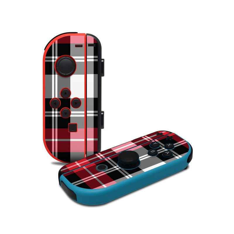 Red Plaid - Nintendo Joy-Con Controller Skin