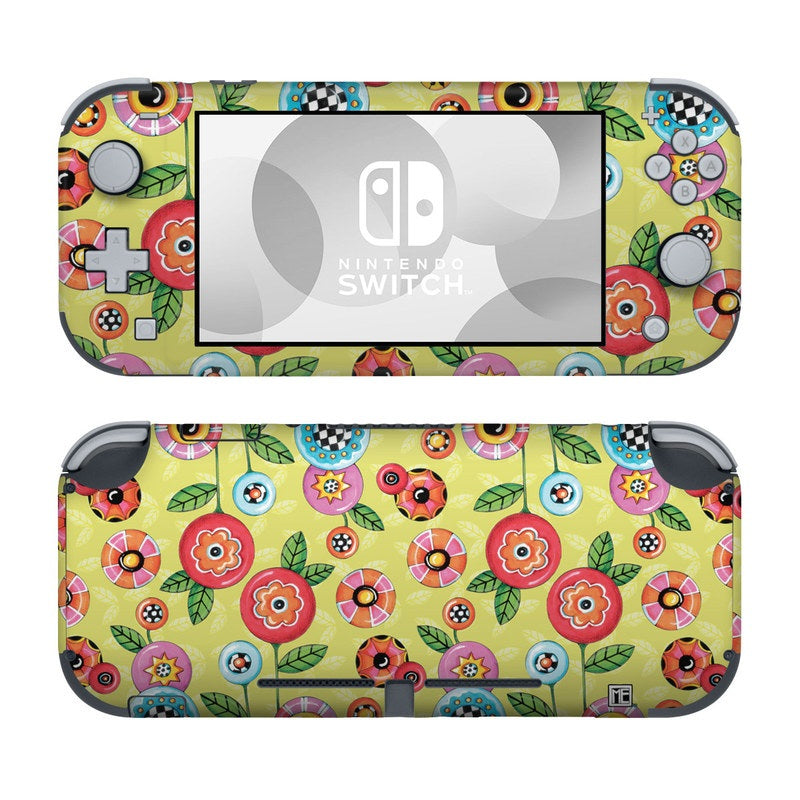 Button Flowers - Nintendo Switch Lite Skin