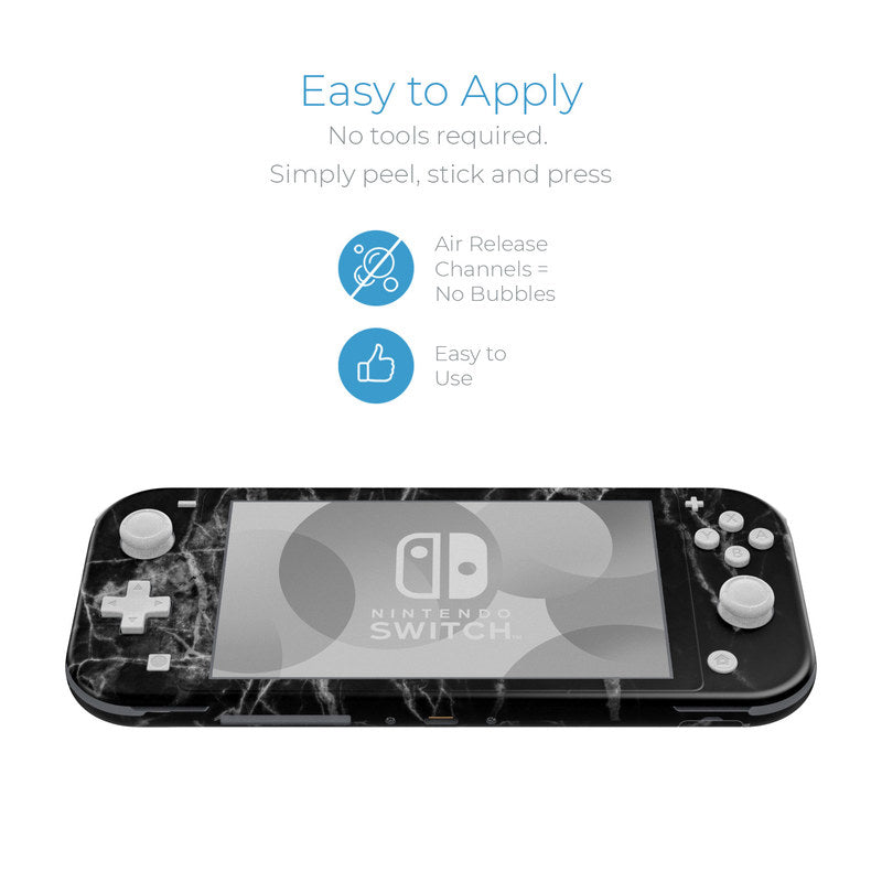 Black Marble - Nintendo Switch Lite Skin