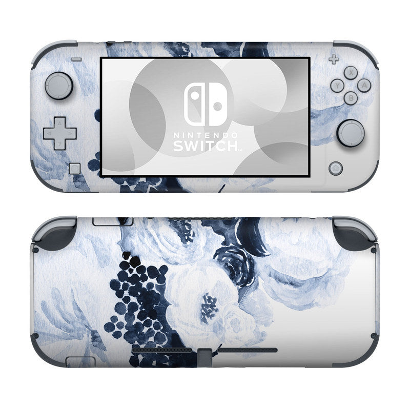 Blue Blooms - Nintendo Switch Lite Skin