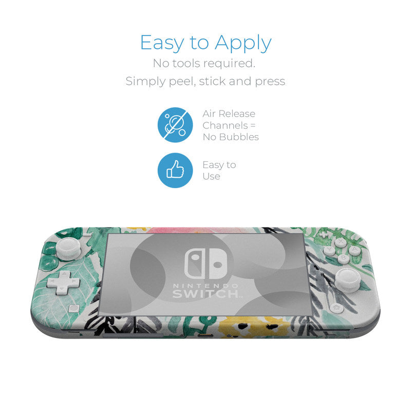 Blushed Flowers - Nintendo Switch Lite Skin