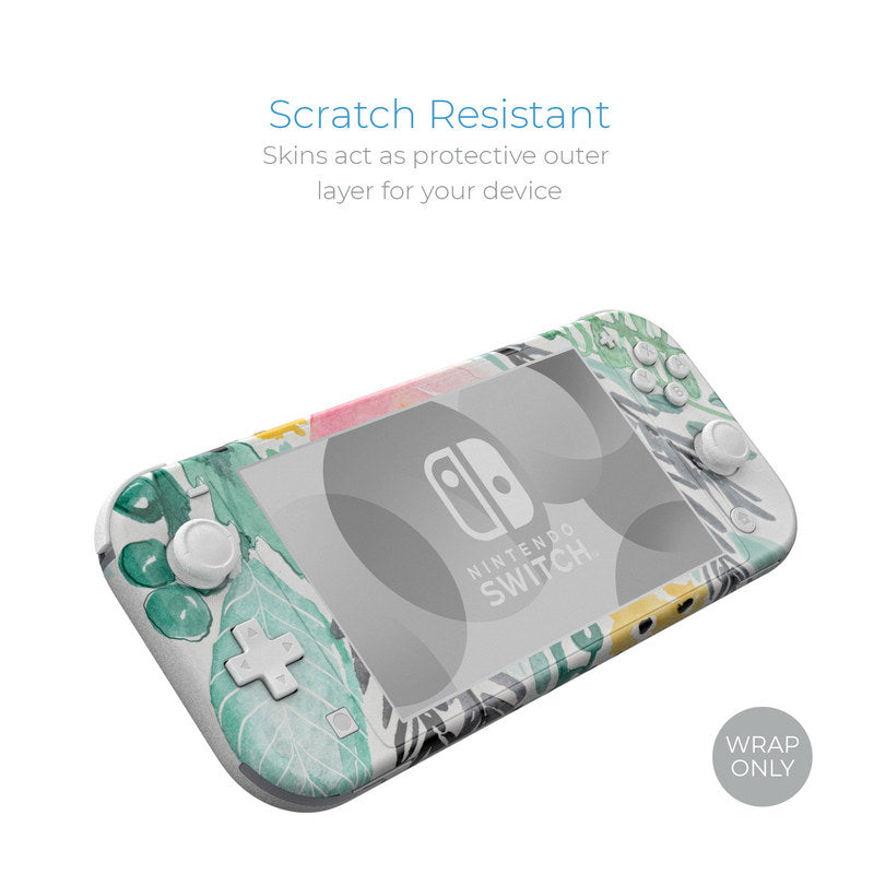 Blushed Flowers - Nintendo Switch Lite Skin