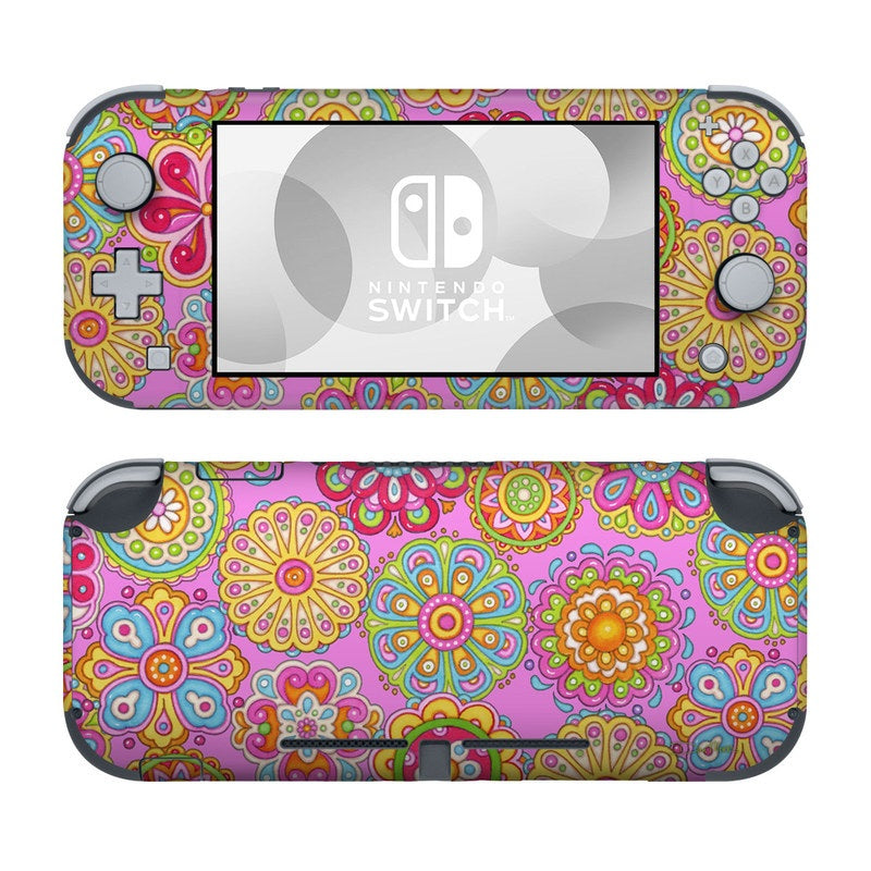 Bright Flowers - Nintendo Switch Lite Skin