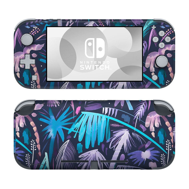 Brushstroke Palms - Nintendo Switch Lite Skin