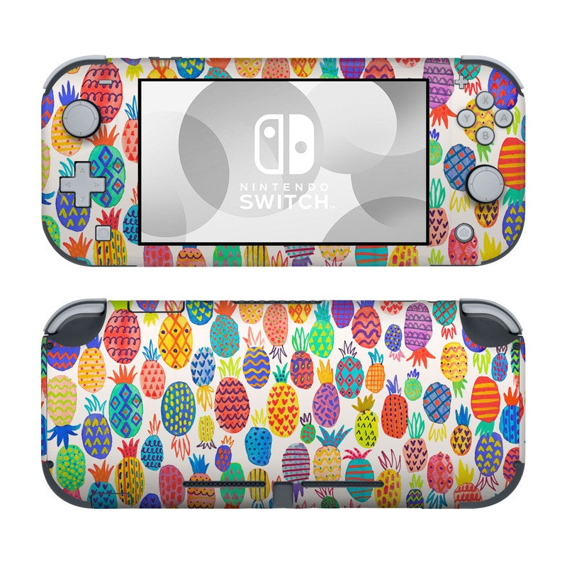 Colorful Pineapples - Nintendo Switch Lite Skin