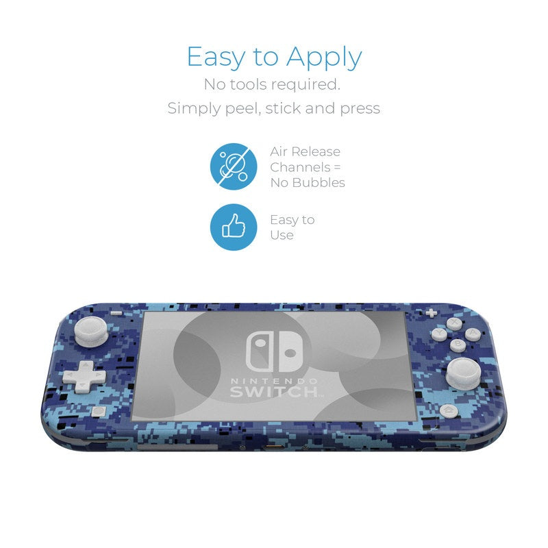 Digital Sky Camo - Nintendo Switch Lite Skin