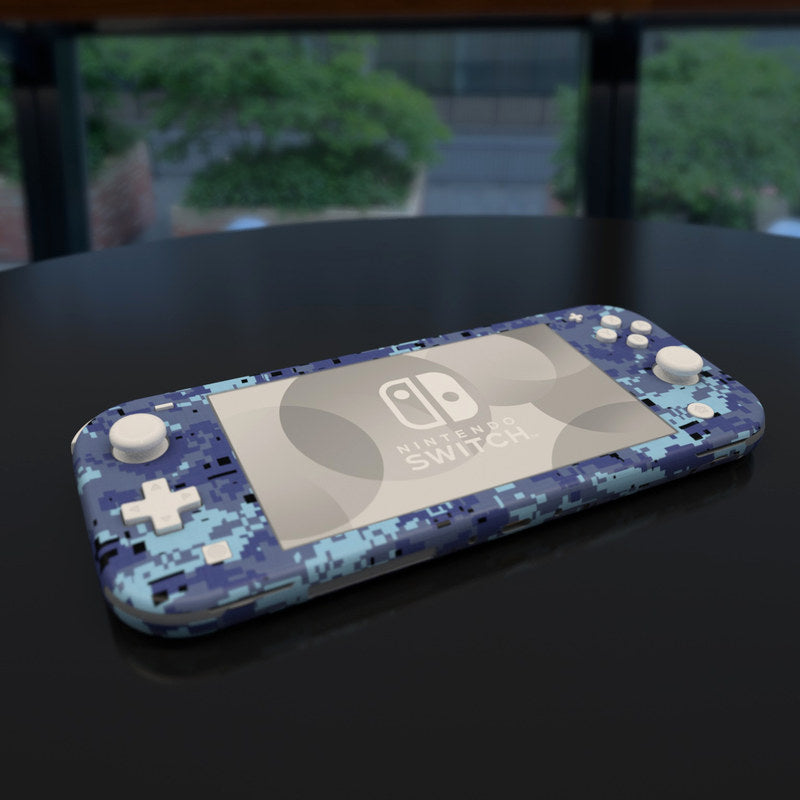 Digital Sky Camo - Nintendo Switch Lite Skin