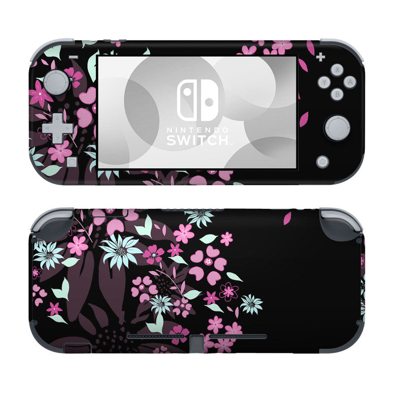 Dark Flowers - Nintendo Switch Lite Skin