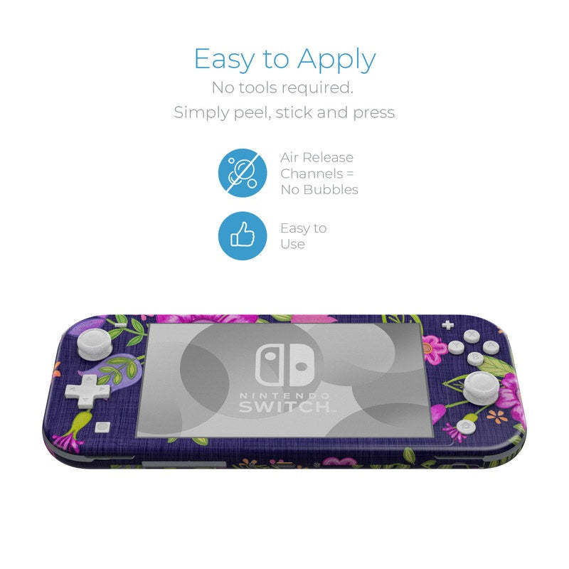 Folk Floral - Nintendo Switch Lite Skin