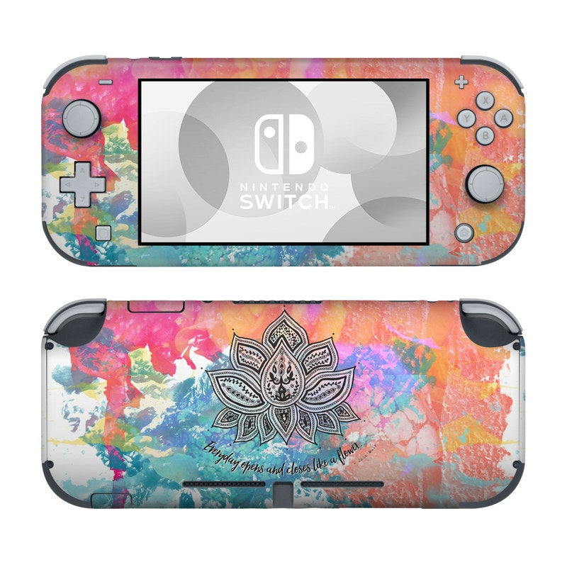 Happy Lotus - Nintendo Switch Lite Skin