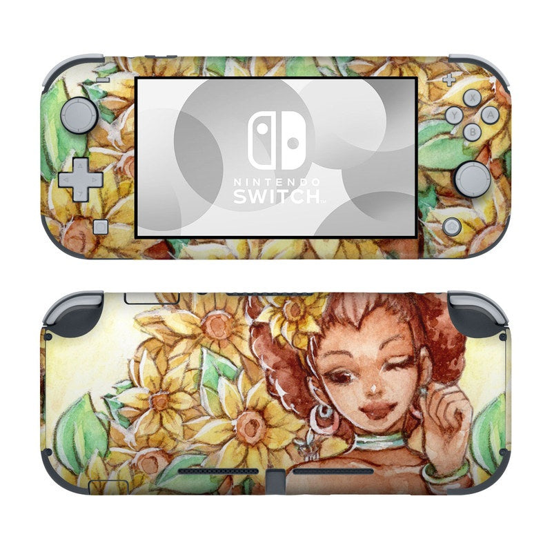 Lady Sunflower - Nintendo Switch Lite Skin