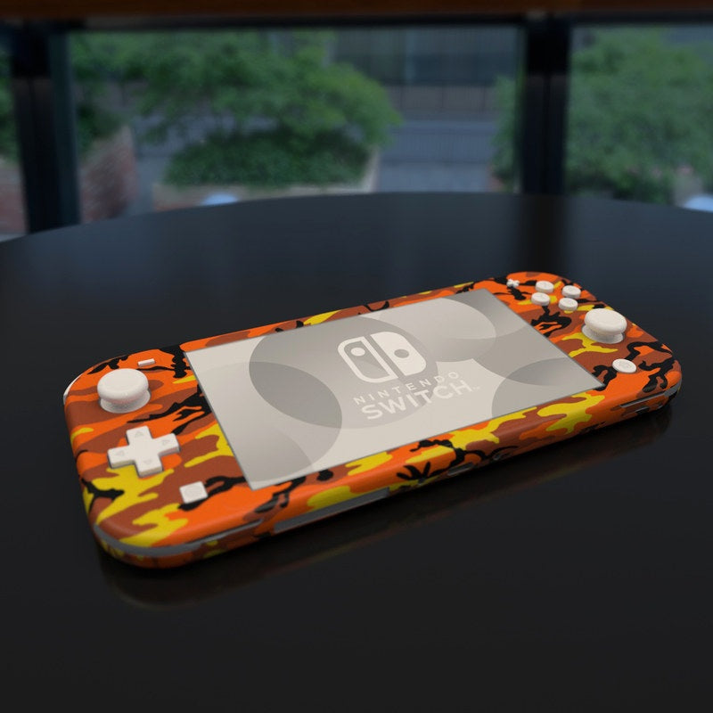 Orange Camo - Nintendo Switch Lite Skin