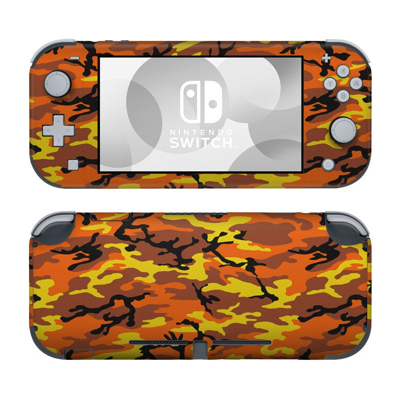 Orange Camo - Nintendo Switch Lite Skin