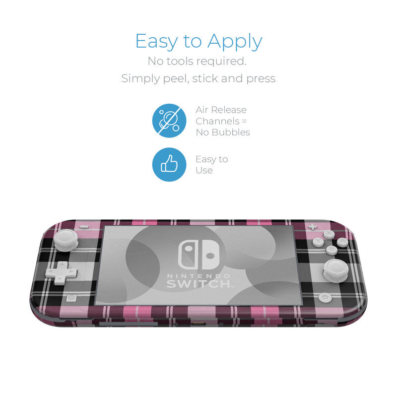 Pink Plaid - Nintendo Switch Lite Skin