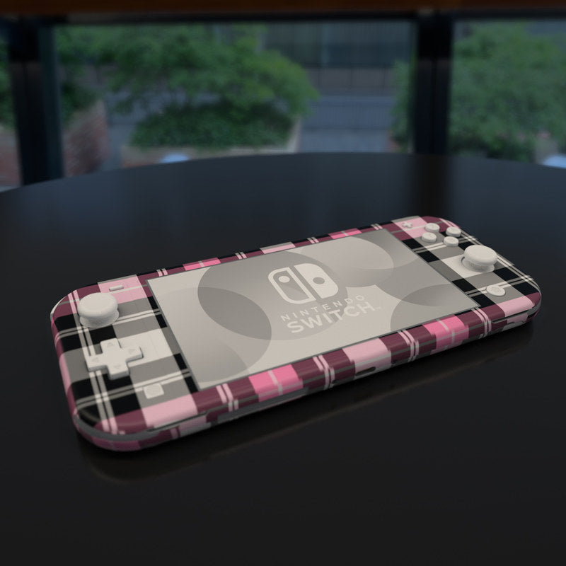 Pink Plaid - Nintendo Switch Lite Skin