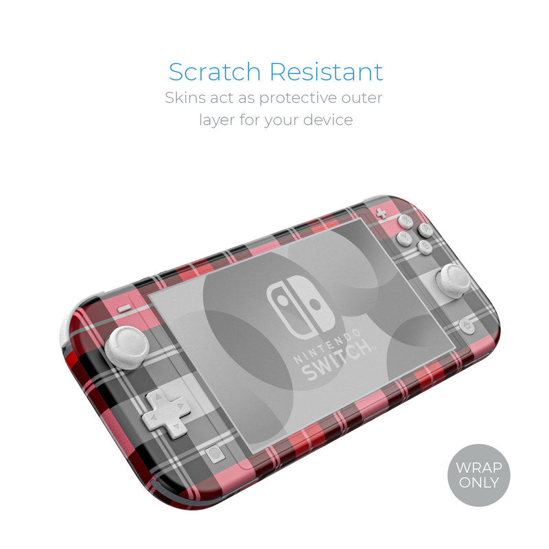 Red Plaid - Nintendo Switch Lite Skin